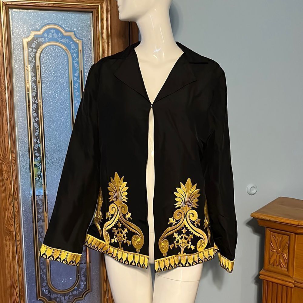Victor Costa 100% Silk Jacket